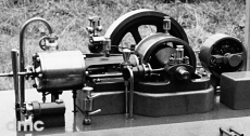 1-Zylinder-Dampfmaschine
