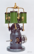 Quattro - kolbengesteuerte 4-Zylinder-Dampfmaschine