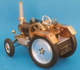 Mini-Traktor mit Vakuummotor